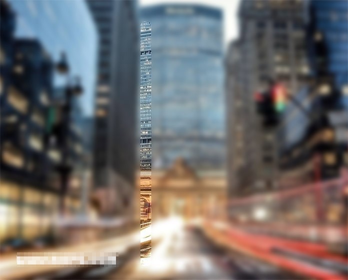 PS怎样制作下雨天雨水打湿玻璃的效果图?