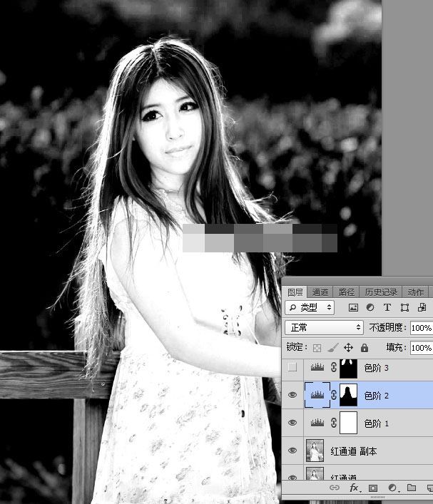 ps完美抠图快速抠出背景为绿色的长发美女图片教程