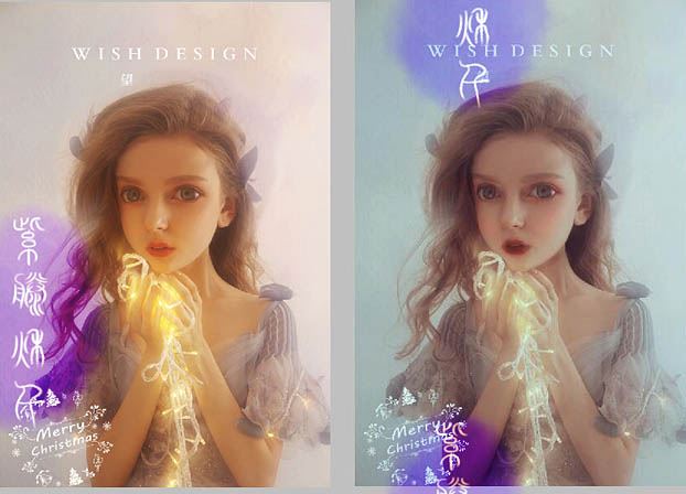 PS结合SAI把美女图片转成可爱的芭比娃娃手绘效果教程