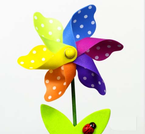 ps怎么给风车的单色调色? ps扇叶调色教程