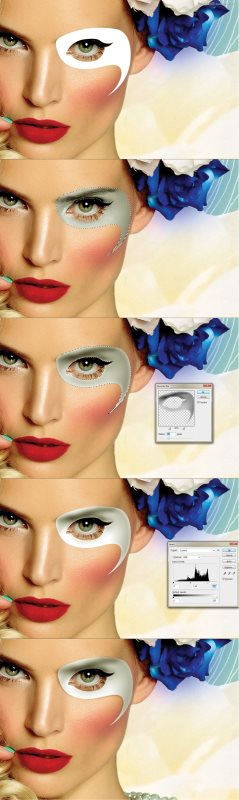 Photoshop设计3d立体时尚的人物杂志海报教程