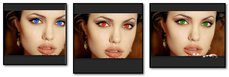 ps快速给人物照片的眼睛换色?