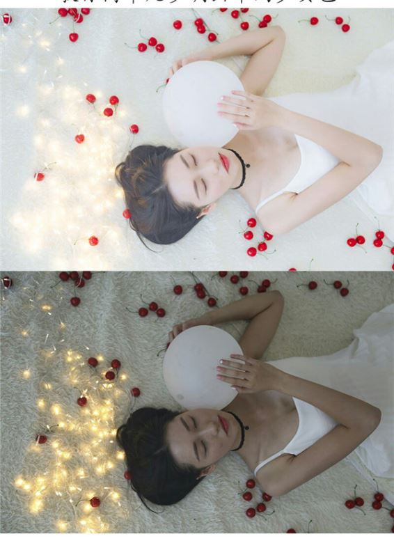 ps把室内昏暗女生照片调成梦幻少女般的效果