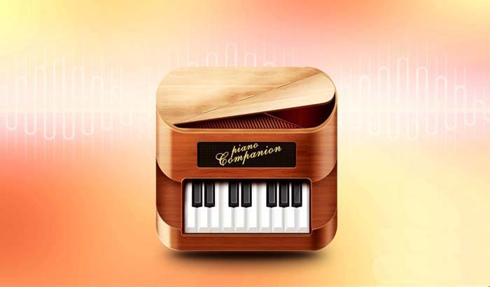 PS设计立体钢琴图标,PS绘制一个台钢琴教程