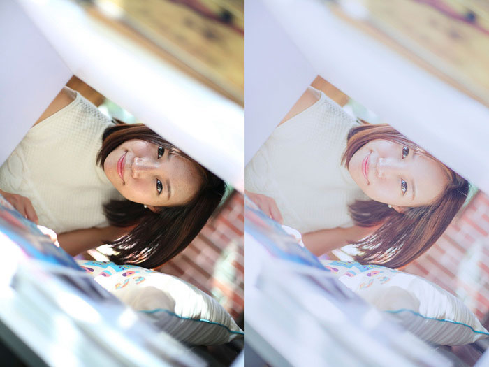 PS后期快速调出小清新风格人像效果