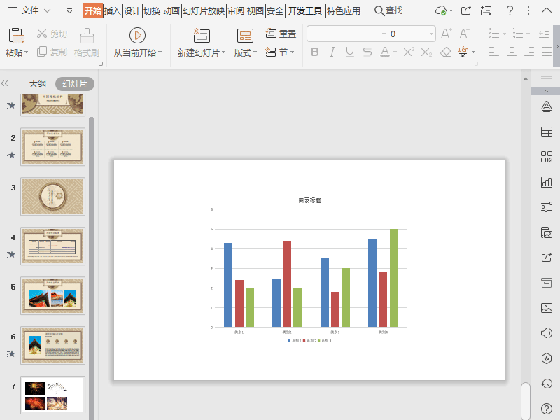 WPS如何移动PPT中的图表位置？