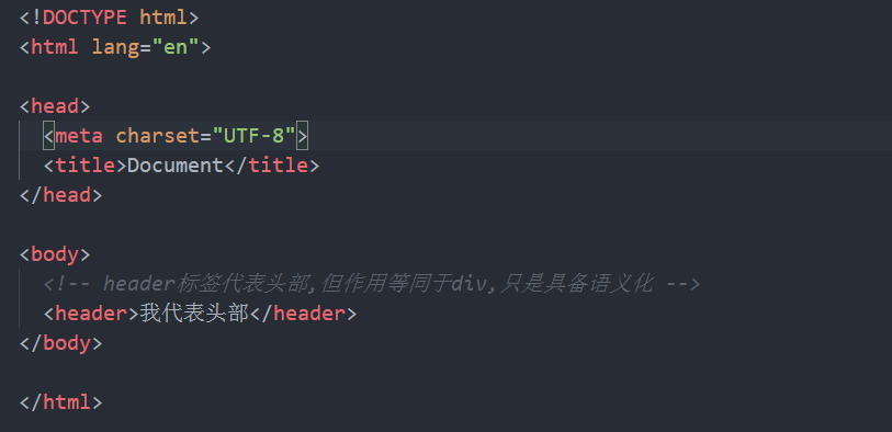 2-6 <header>标签定义头部区域