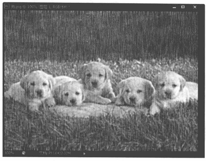 PS实战演练:为照片制作帆布纹理效果