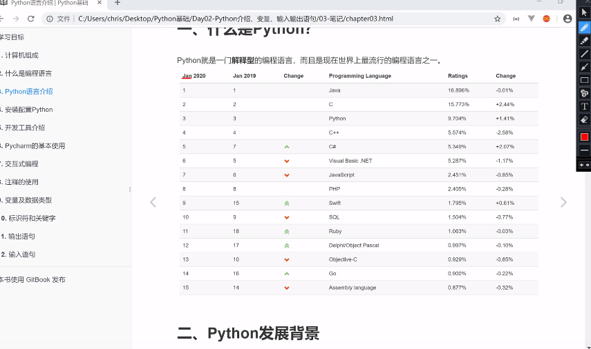 P10、1-2.03 python历史