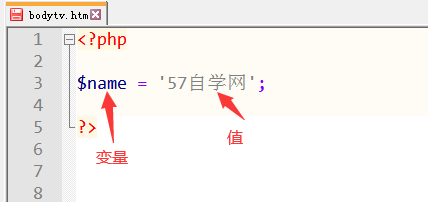 7、什么是PHP变量？变量赋值及使用