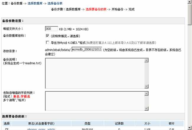 帝国CMS数据备份需要哪些？答：只需备份“数据库”＋“d”附件目录即可
