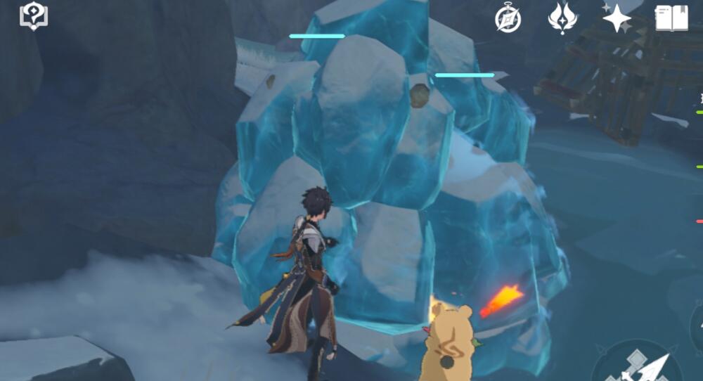 原神雪山神像怎么解冻