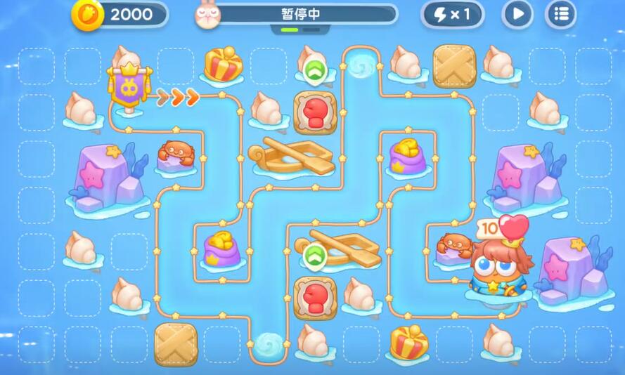 保卫萝卜4海的闺女第63关攻略