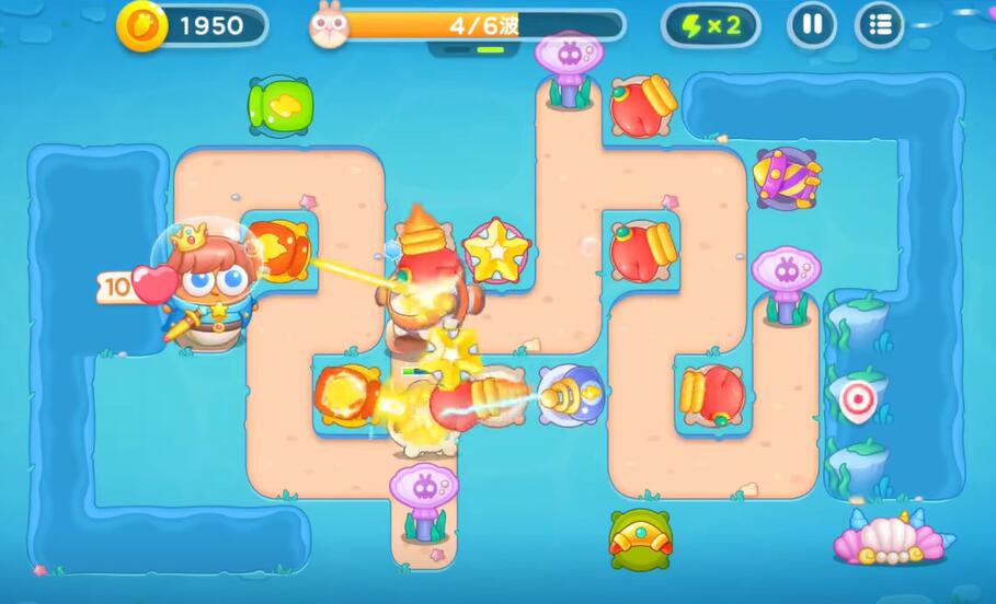 保卫萝卜4海的闺女第63关攻略