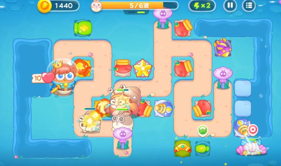 保卫萝卜4海的闺女第63关攻略