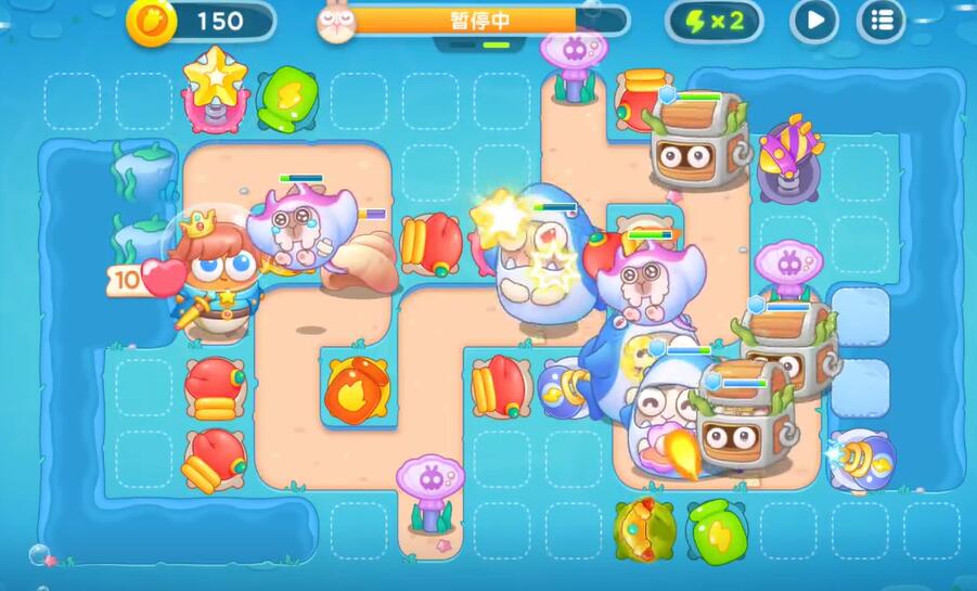 保卫萝卜4海的闺女第63关攻略