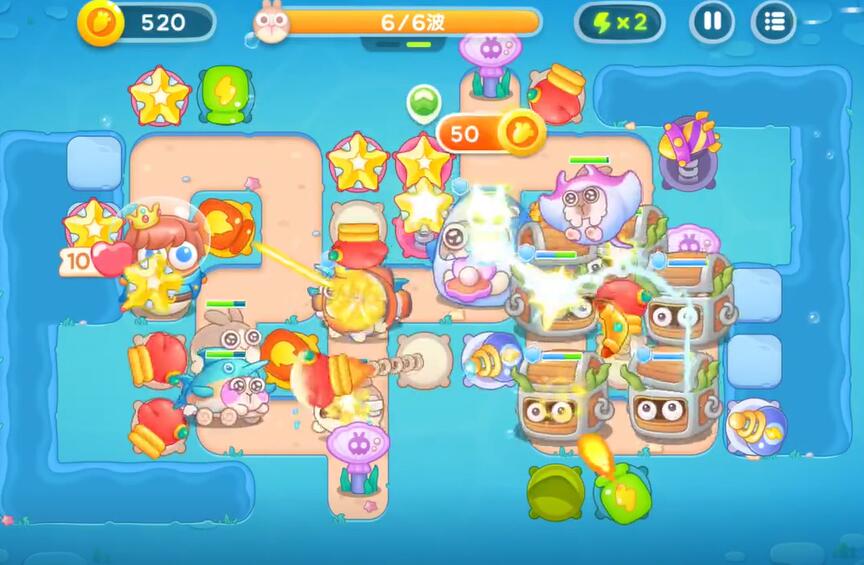 保卫萝卜4海的闺女第63关攻略