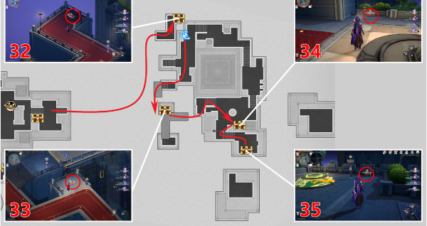 星穹铁道热砂海选会场全宝箱位置攻略