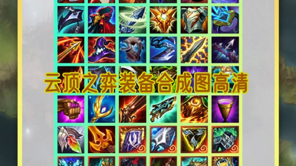 云顶之弈装备合成图是怎样的