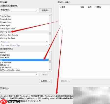 Windows性能监视器监控进程