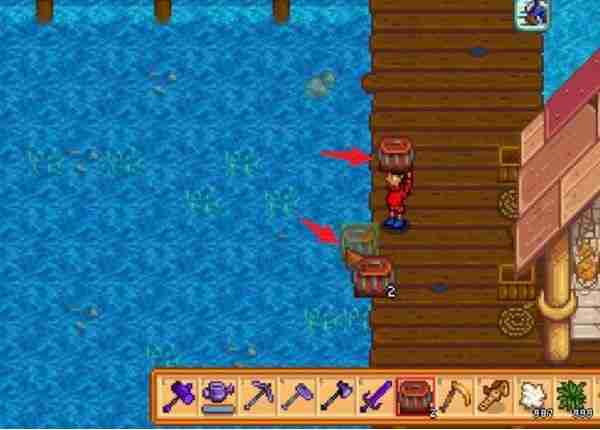 星露谷物语蟹笼的诱饵如何放置 蟹笼的诱饵放置方法