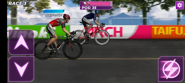 自行车冲刺骑行冒险