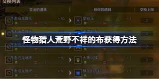 怪物猎人荒野中不详的布怎么获得
